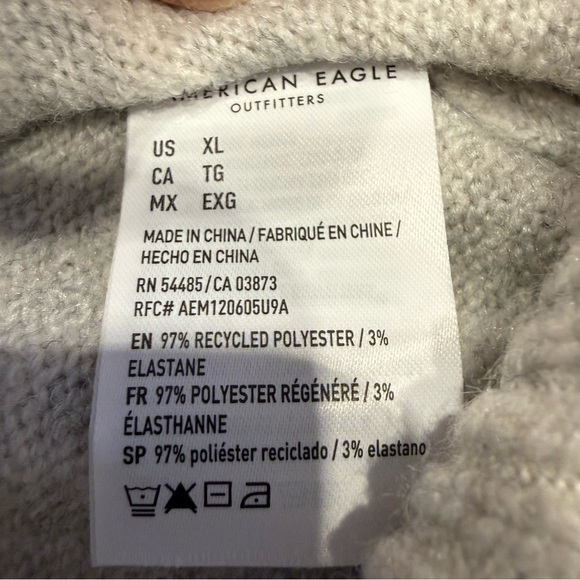 American Eagle Outfitters Gray Diet CokeSweater New with Tags cropped - Picture 5 of 9